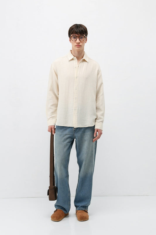 Oversized Muslin Shirt