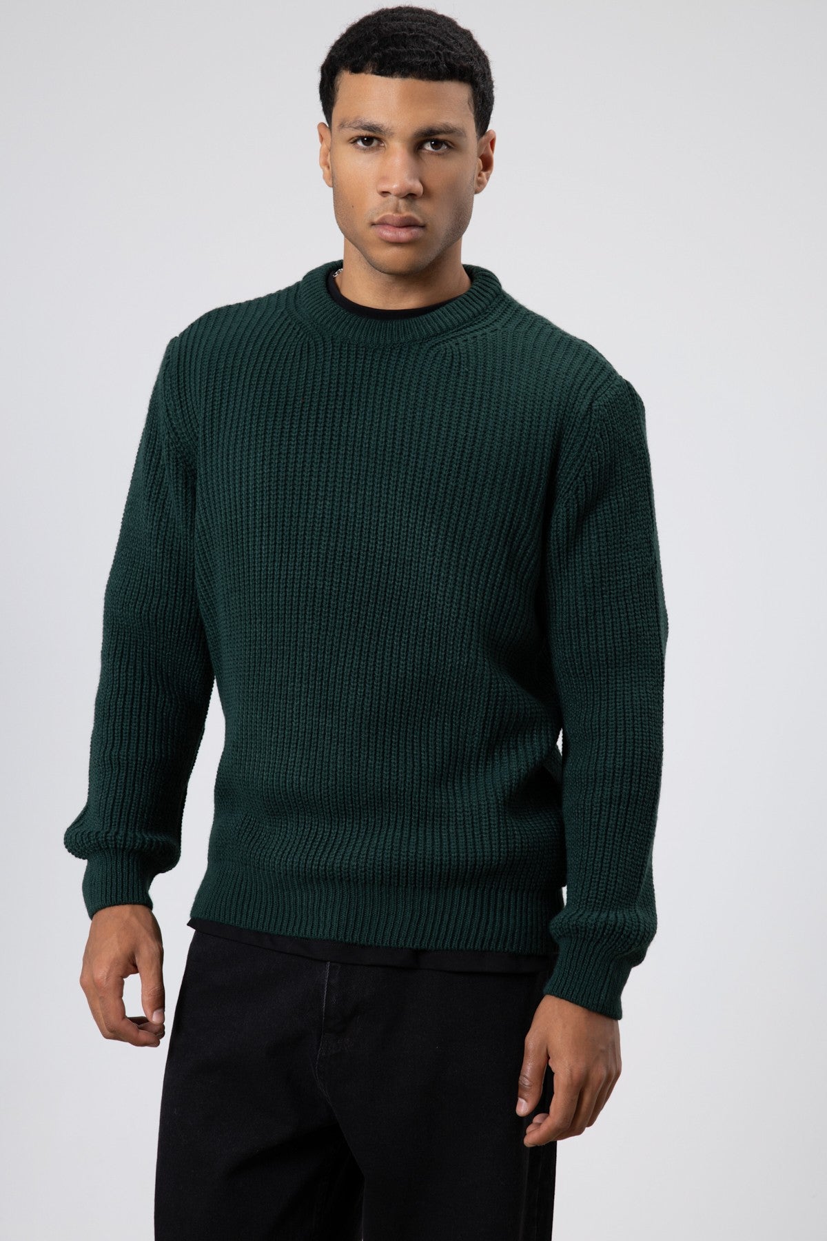 Oversized Crew-Neck Sweater