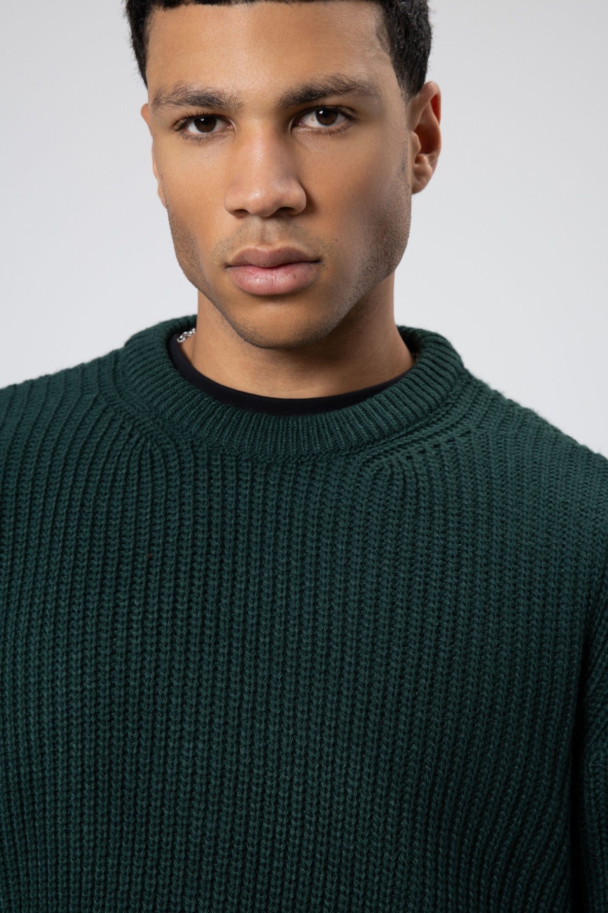 Oversized Crew-Neck Sweater