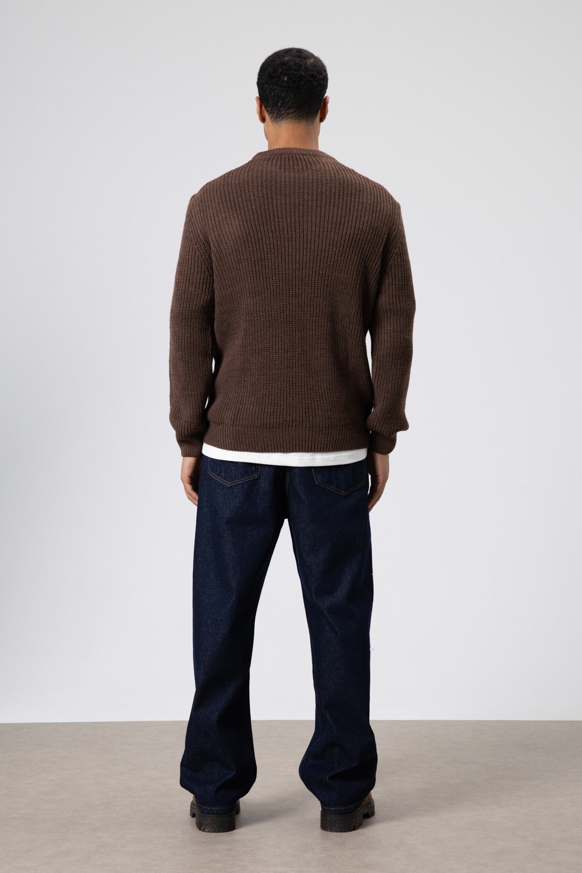 Oversized Crew-Neck Sweater V60-10