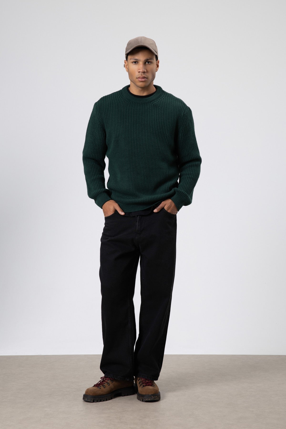 Oversized Crew-Neck Sweater