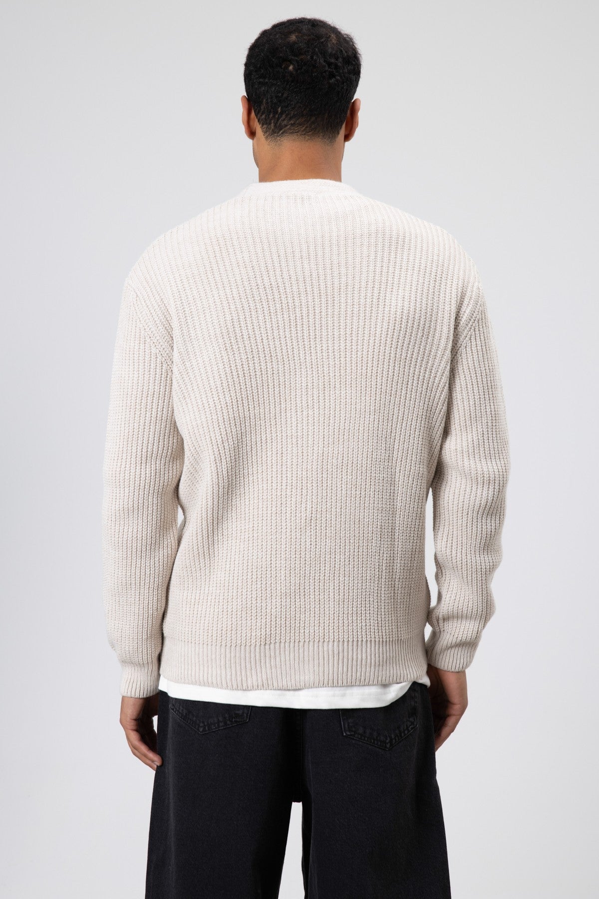 V-Neck Button-Front Knitted Cardigan
