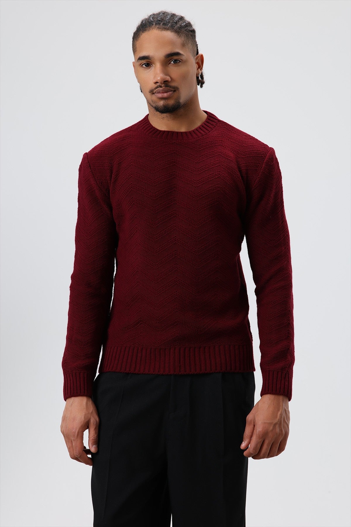 Oversized Crew-Neck Sweater