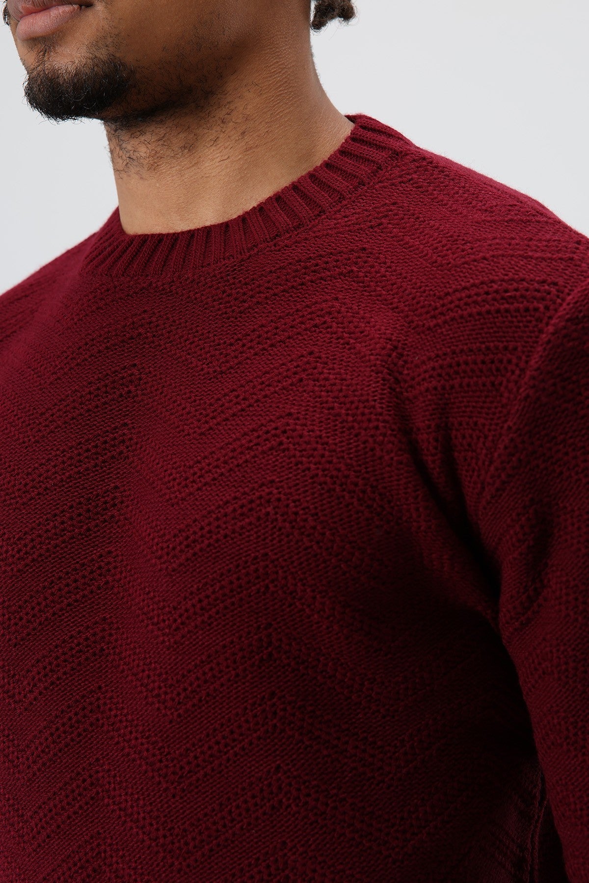 Oversized Crew-Neck Sweater