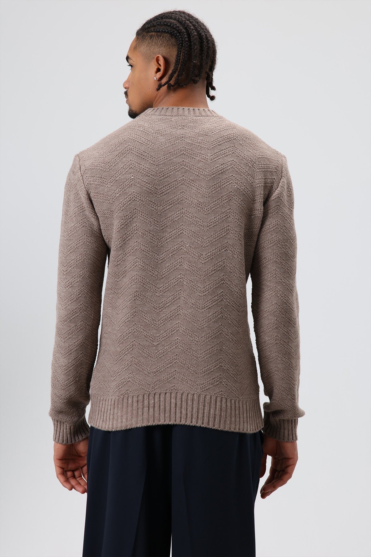 Oversized Crew-Neck Sweater