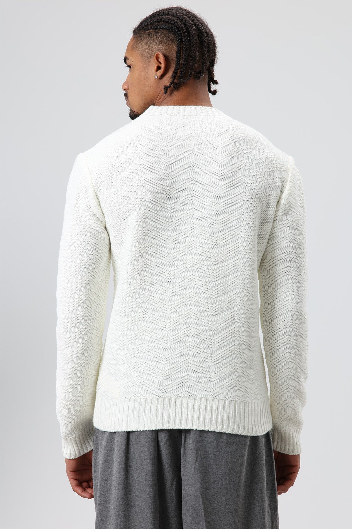 Oversized Crew-Neck Sweater