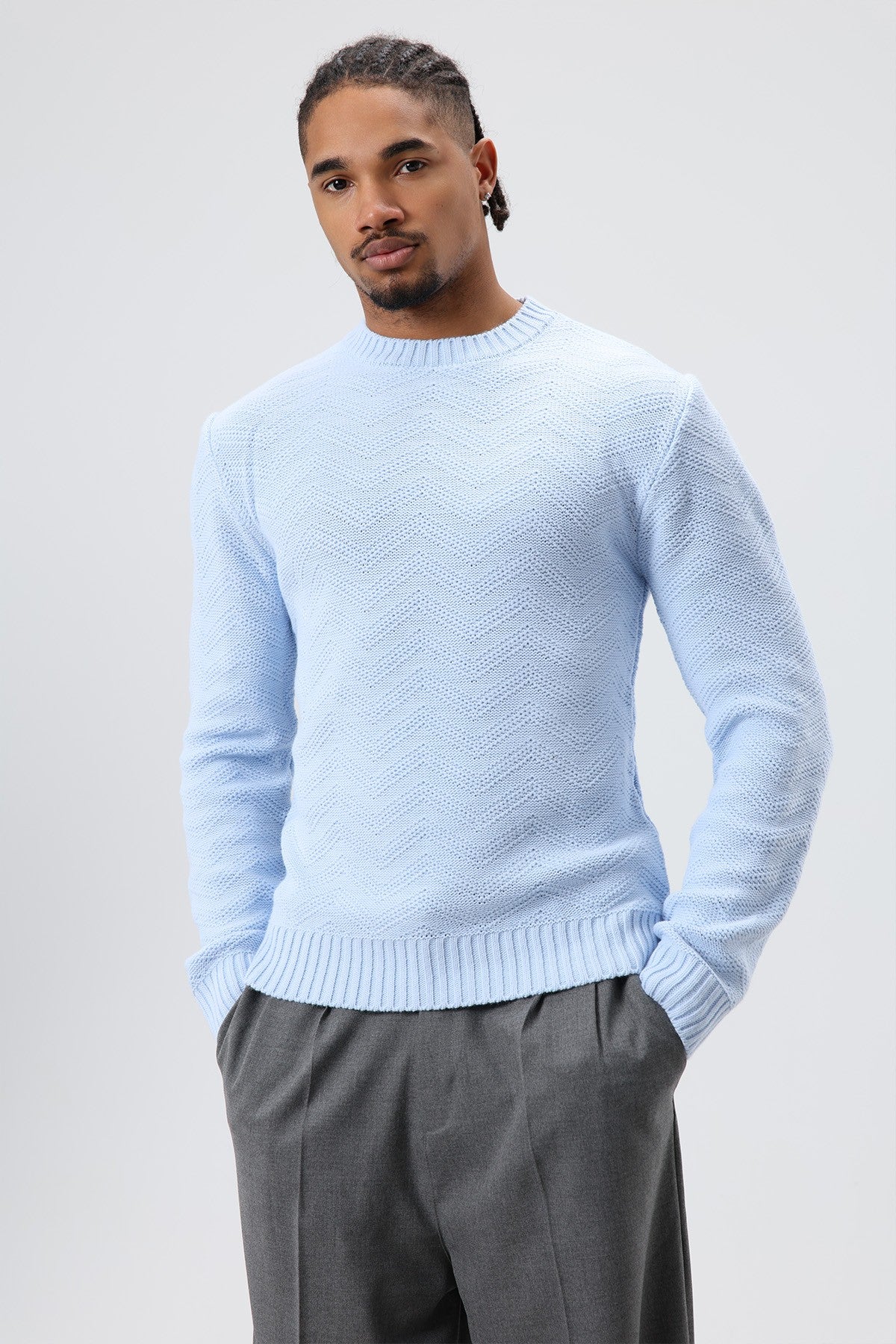 Oversized Crew-Neck Sweater