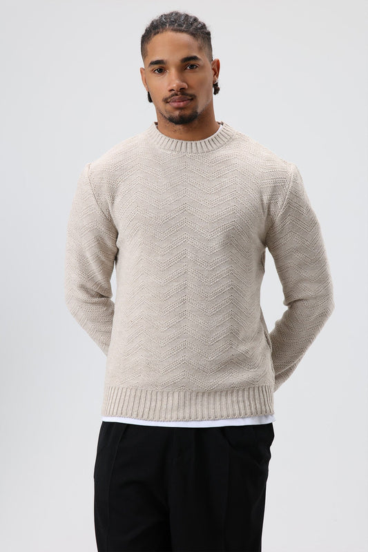Oversized Crew-Neck Sweater