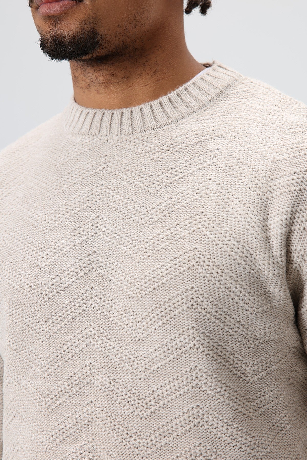 Oversized Crew-Neck Sweater
