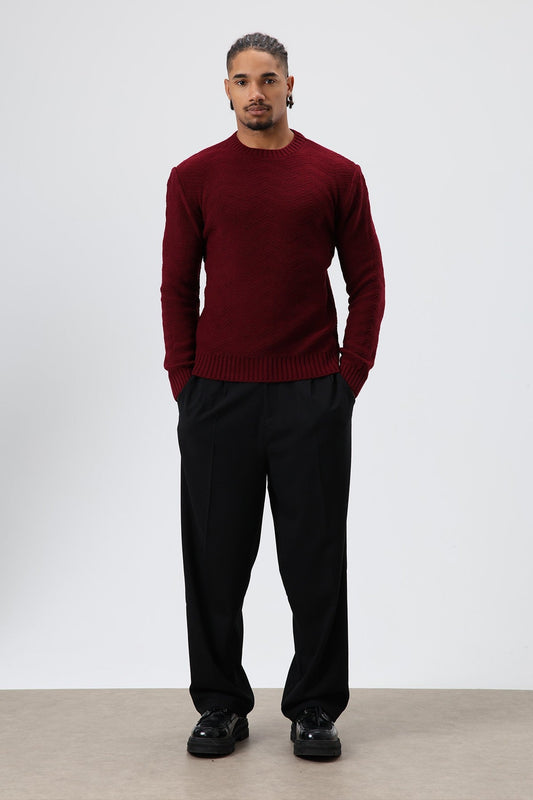 Oversized Crew-Neck Sweater