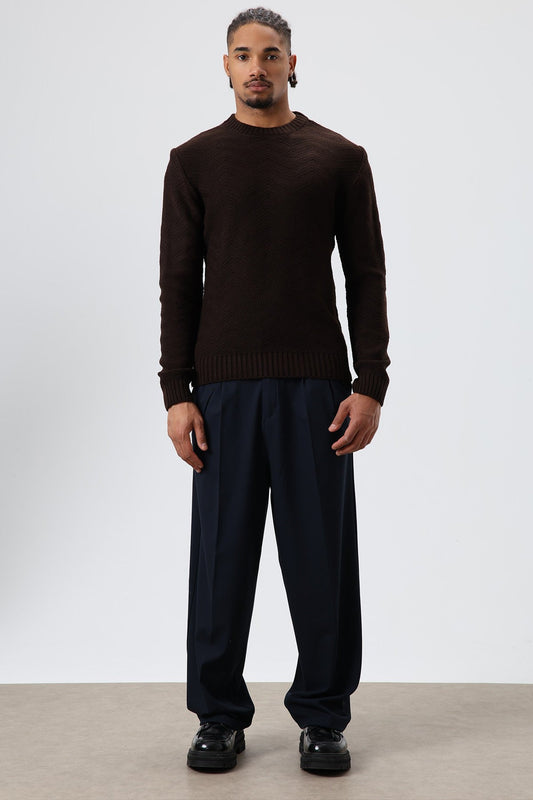 Oversized Crew-Neck Sweater