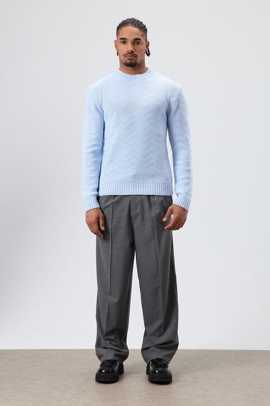 Oversized Crew-Neck Sweater