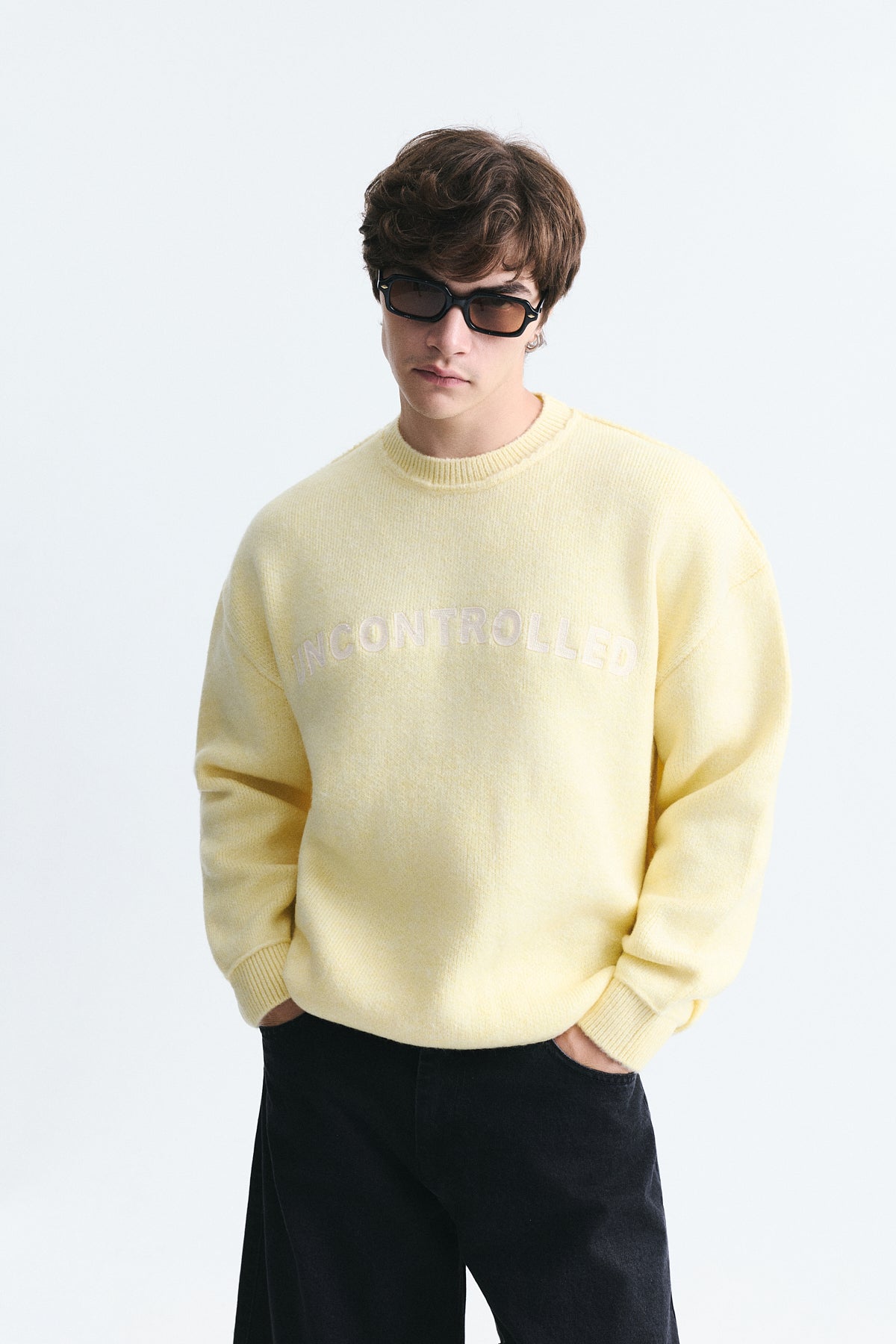 Oversized Printed Sweater