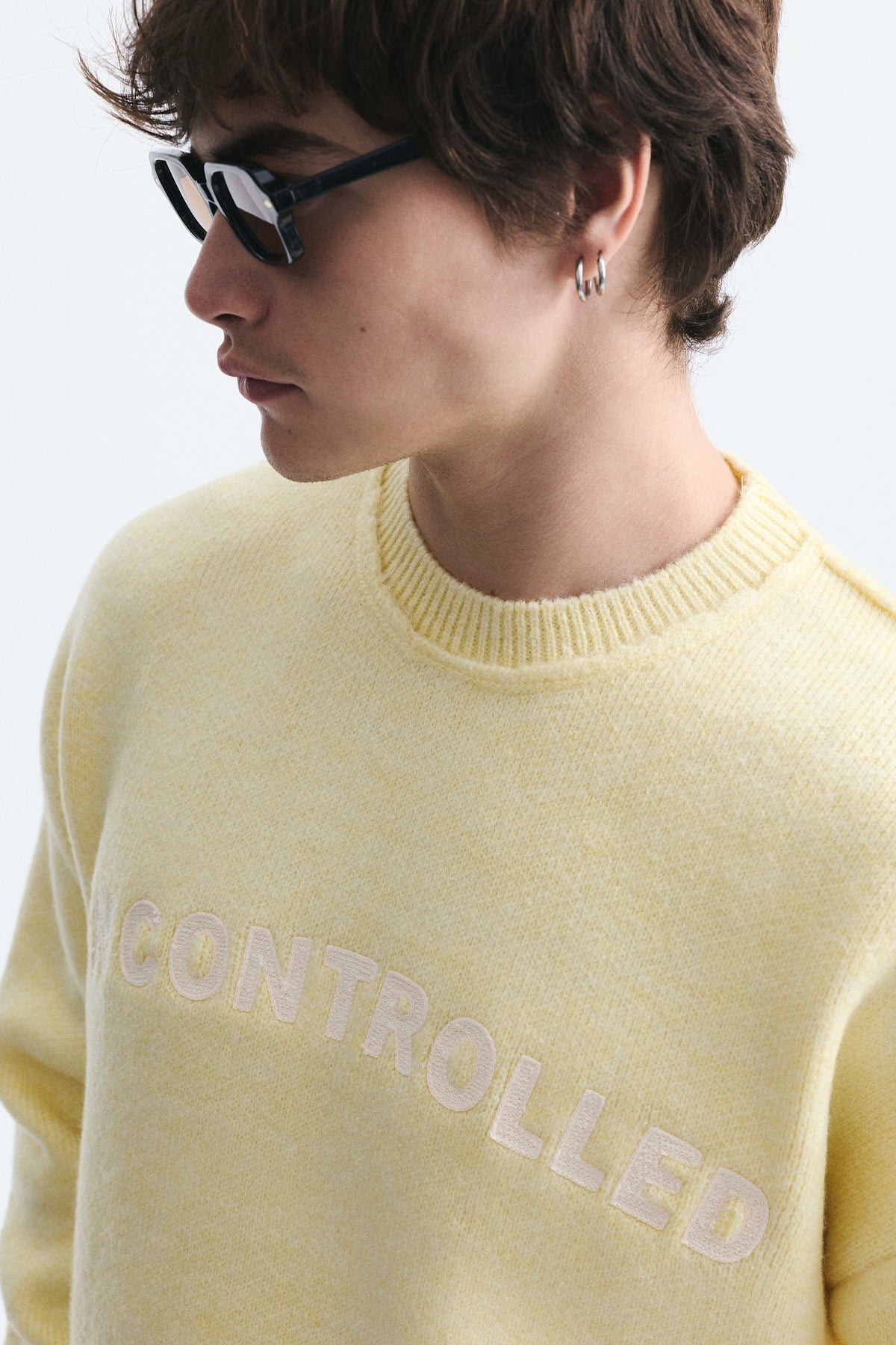 Oversized Printed Sweater