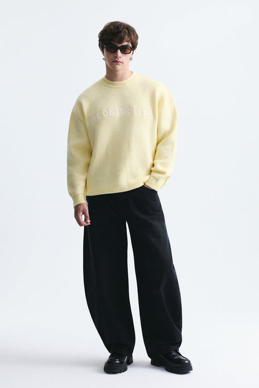 Oversized Printed Sweater