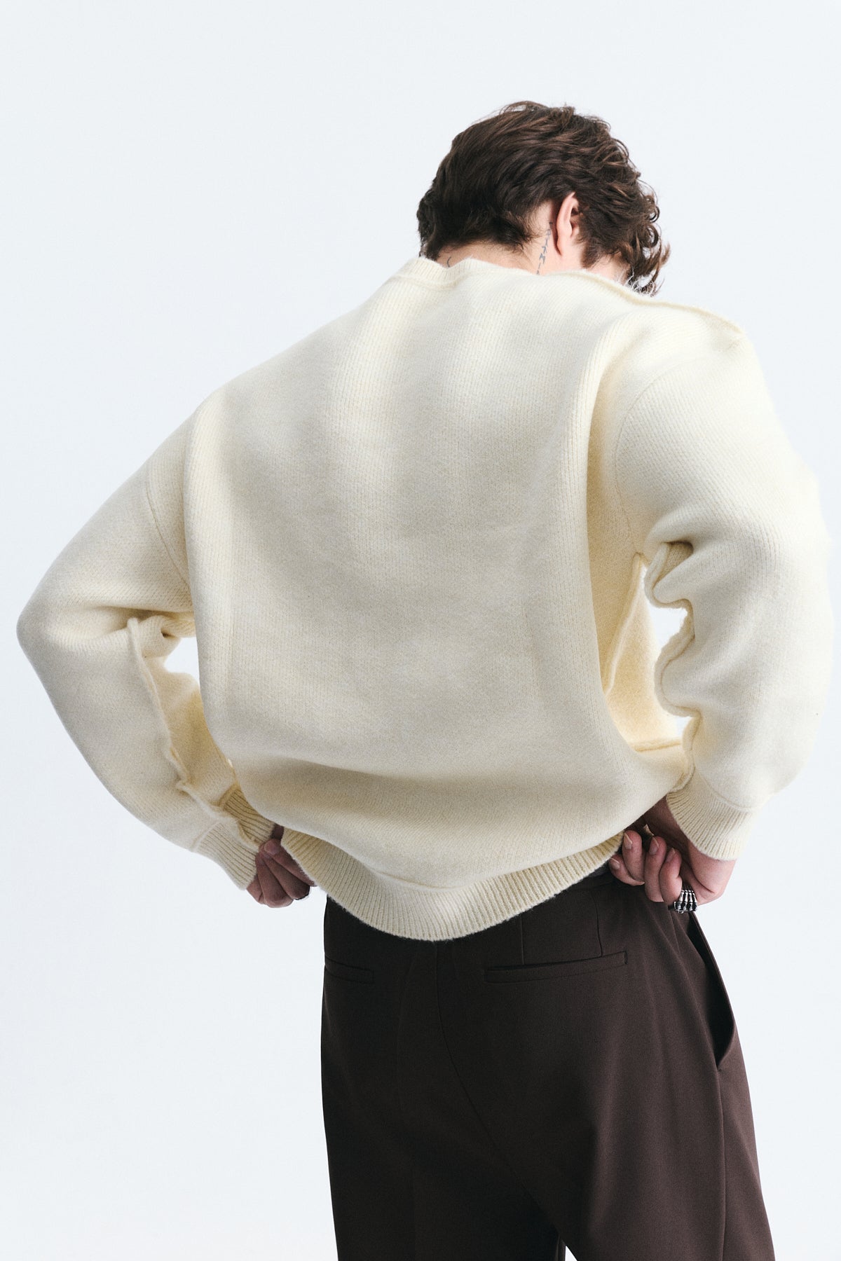Oversized Printed Sweater
