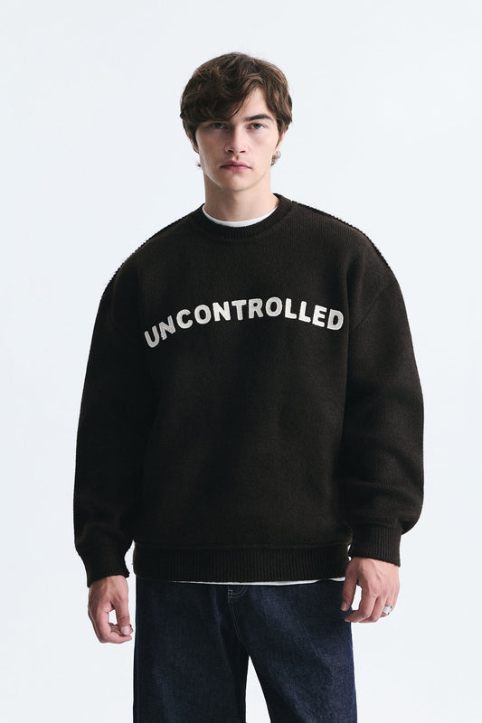 Oversized Printed Sweater
