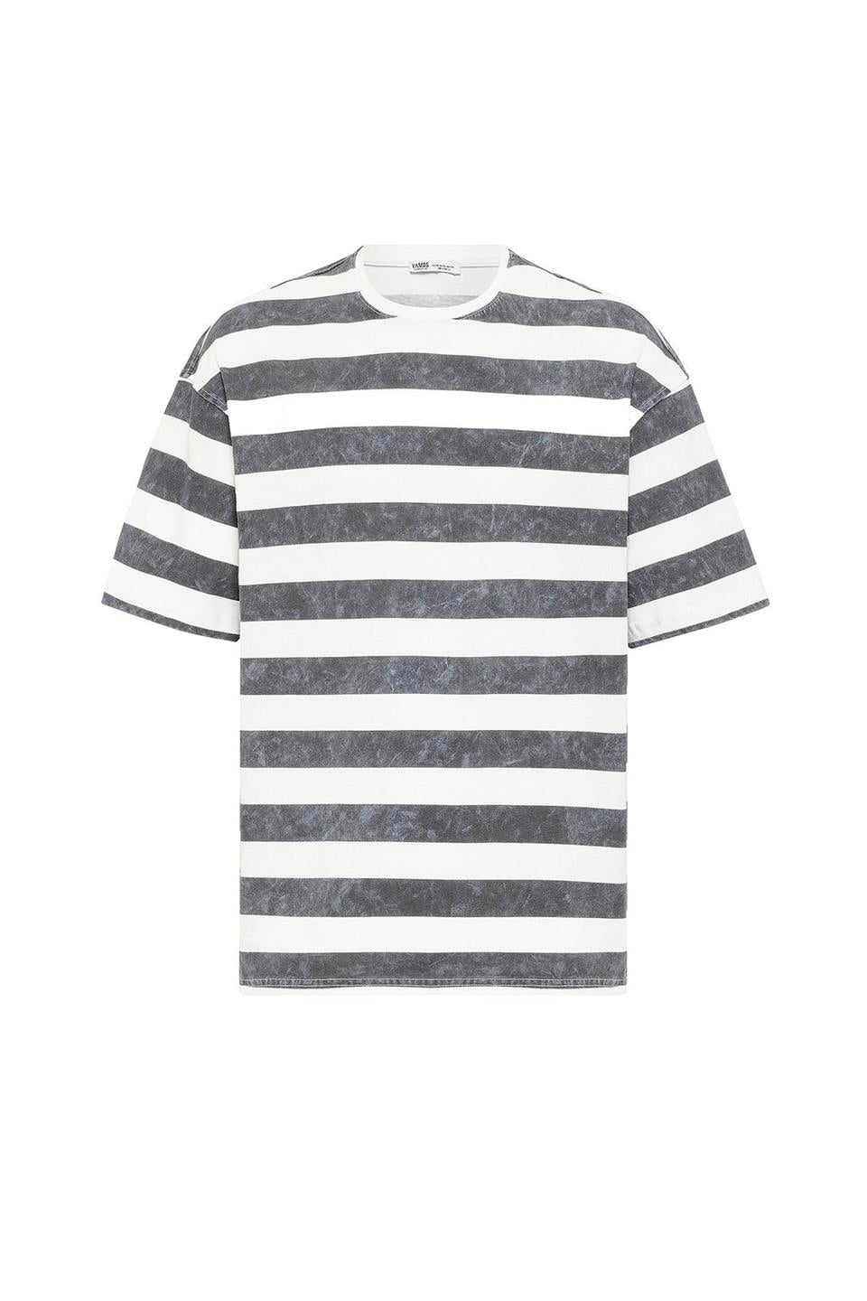 Oversized Striped T-Shirt (Pre-Washed)