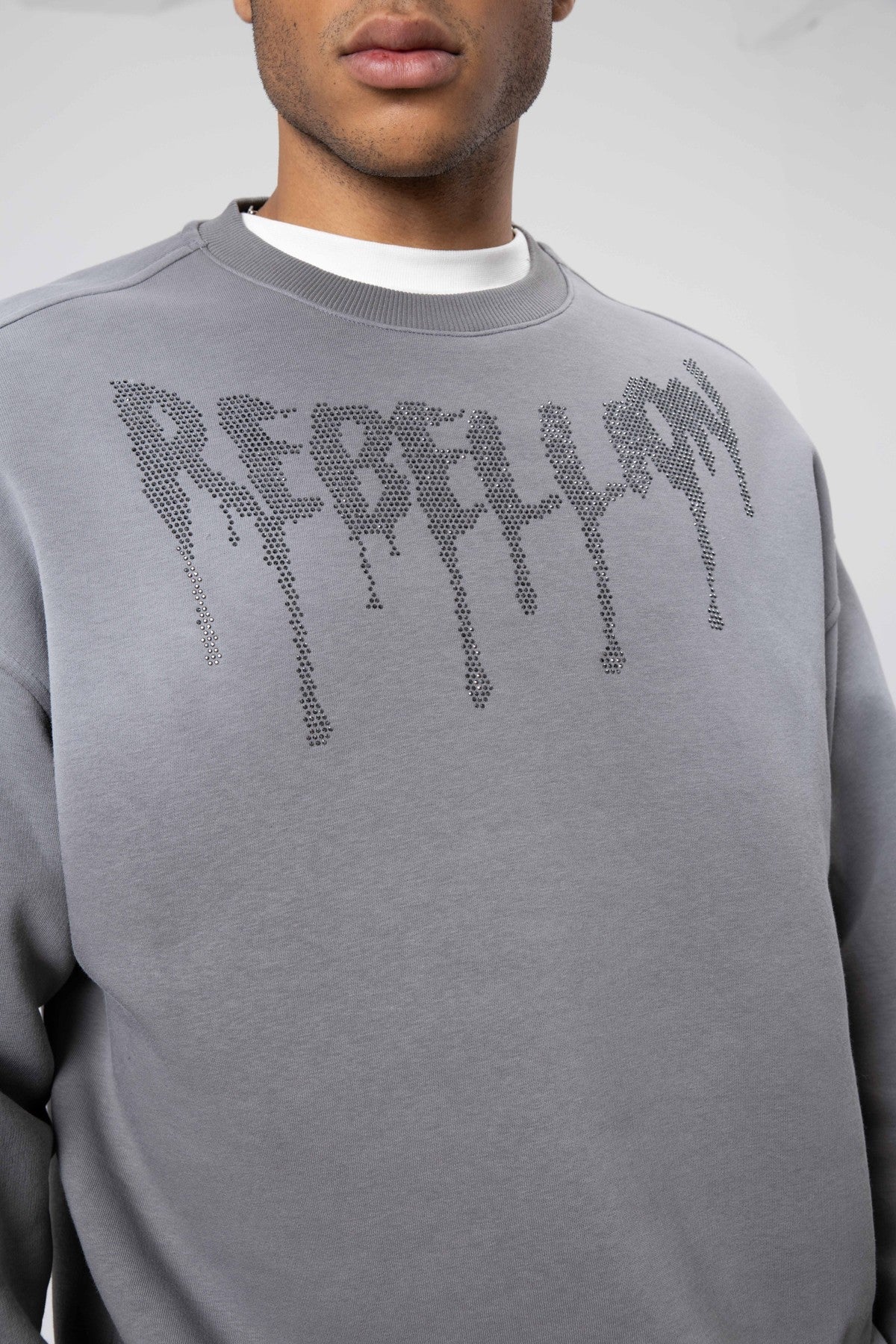 Oversized Printed Sweatshirt (Machine Washable)