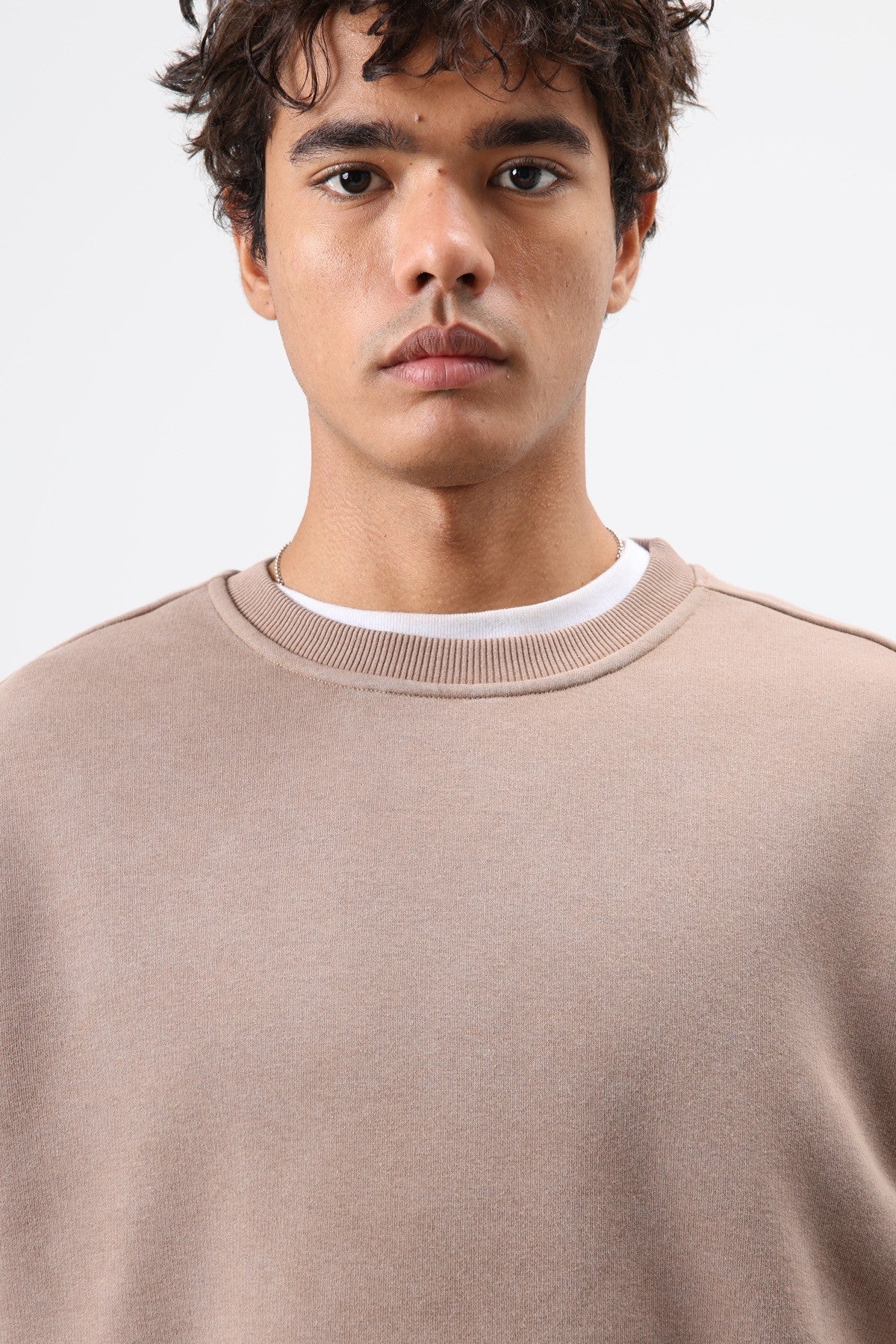 Basic Oversized Washed Sweatshirt