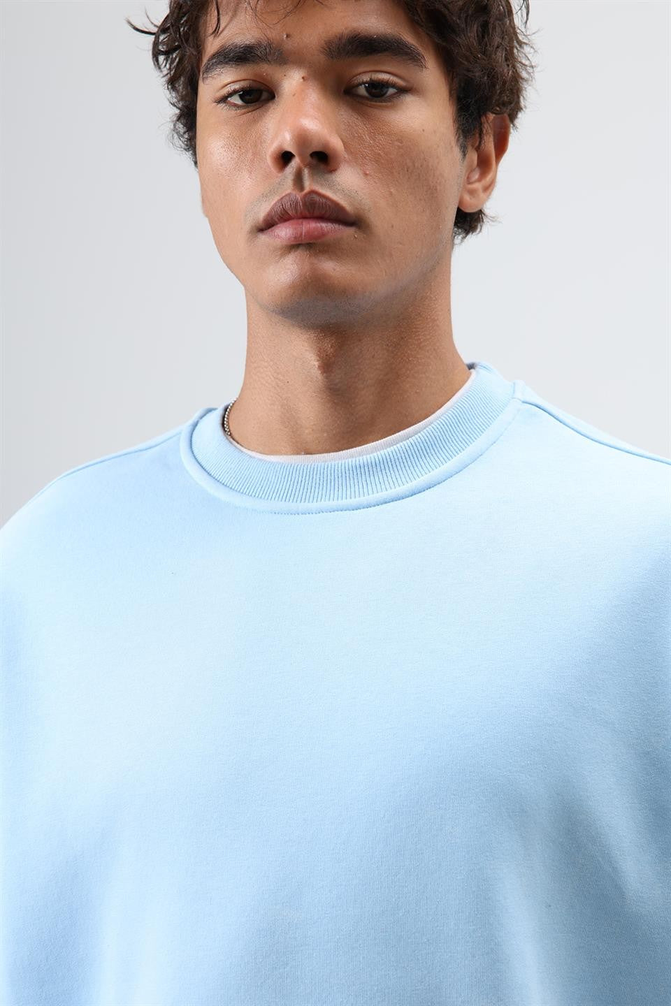 Basic Oversized Washed Sweatshirt