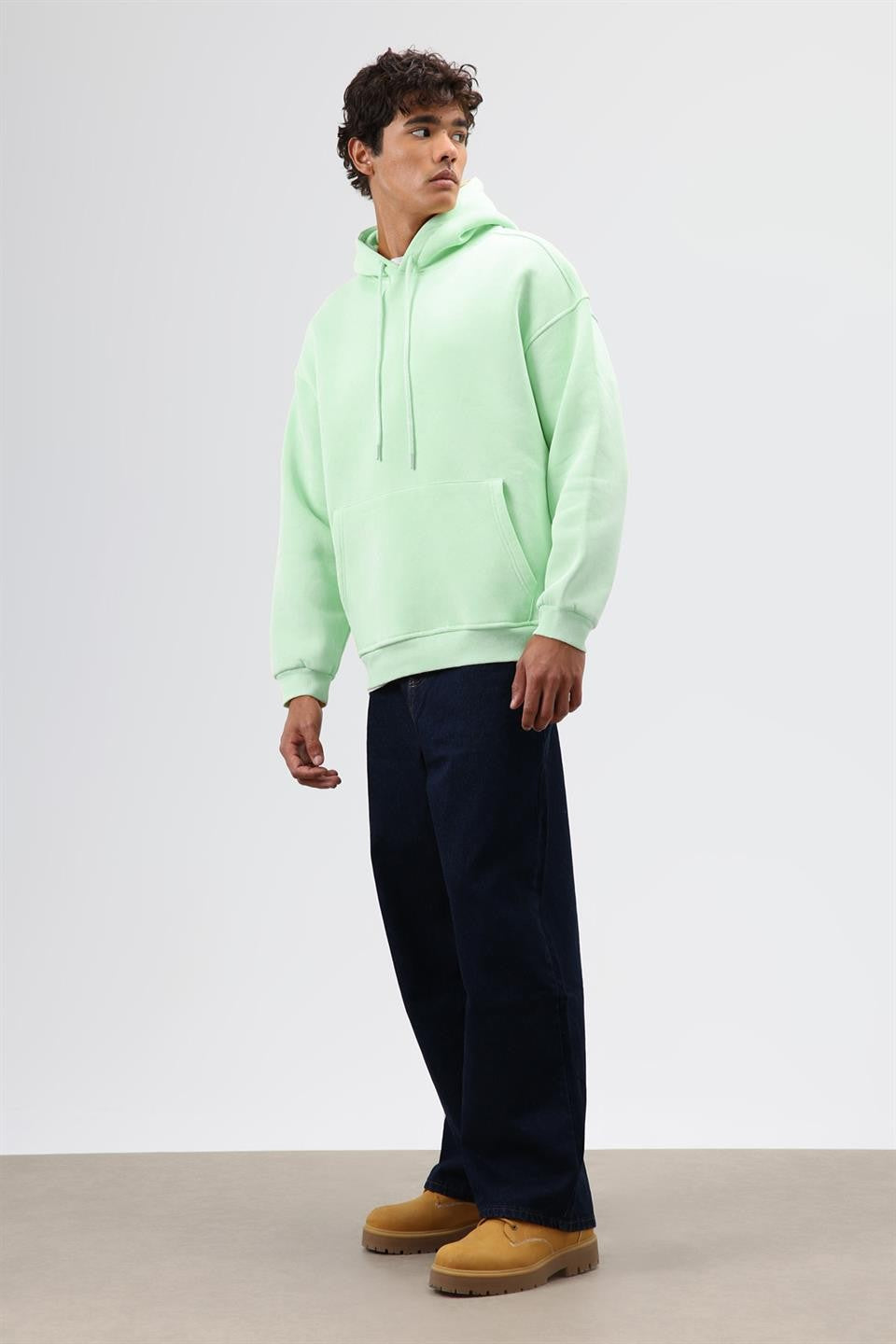 Basic Oversized Washed Hoodie