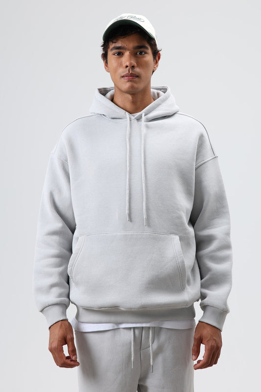 Basic Oversized Washed Hoodie