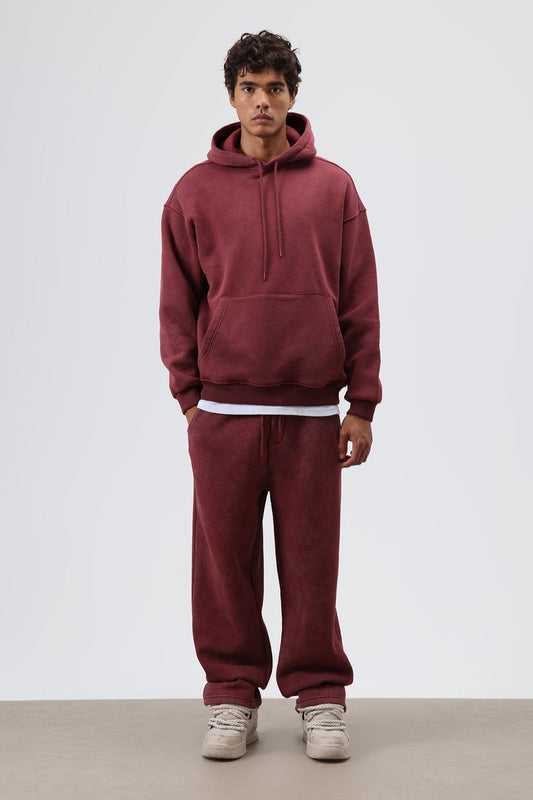 Basic Oversized Washed Hoodie