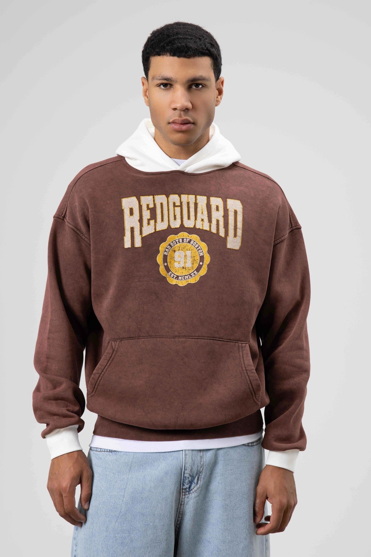 Oversized Printed Hooded Sweatshirt