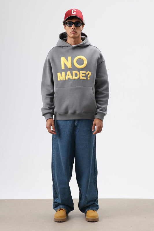 Oversized Printed Hooded Sweatshirt