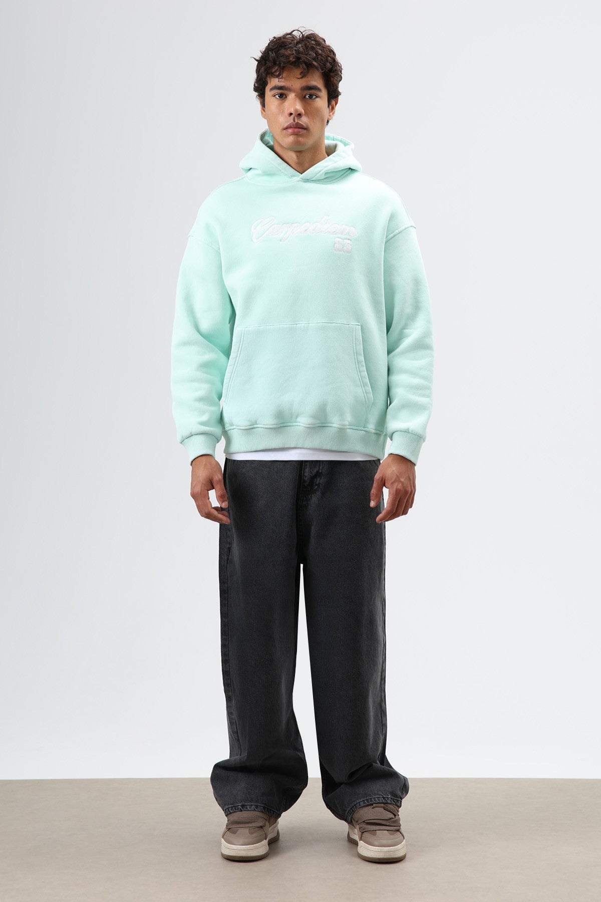 Oversized Printed Hoodie