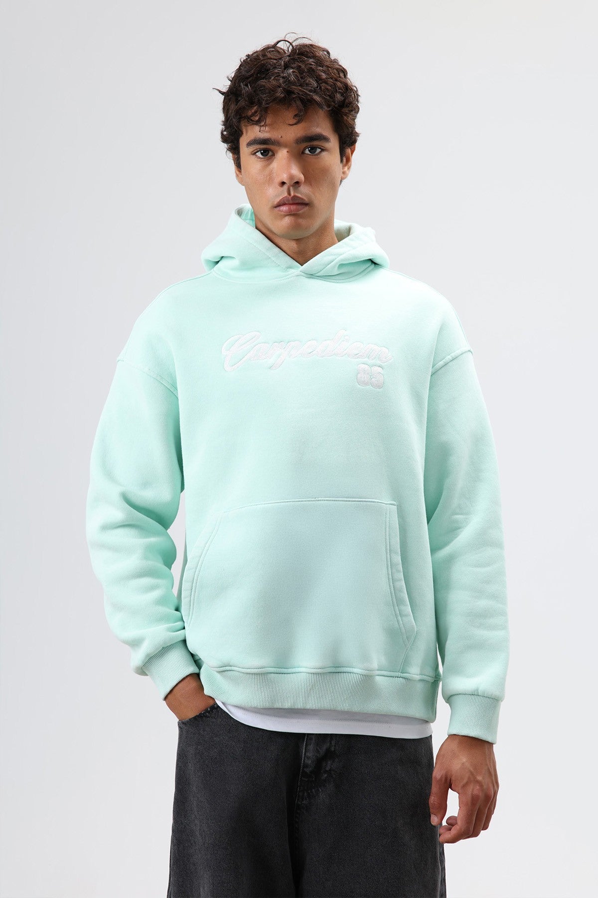 Oversized Printed Hoodie