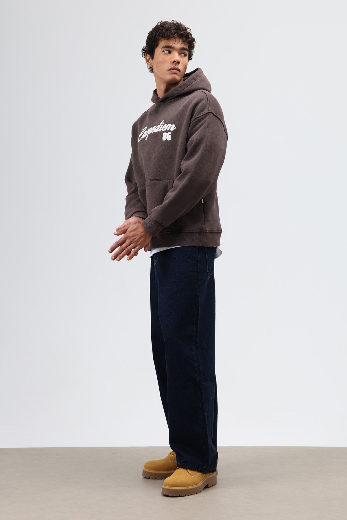 Oversized Printed Hoodie