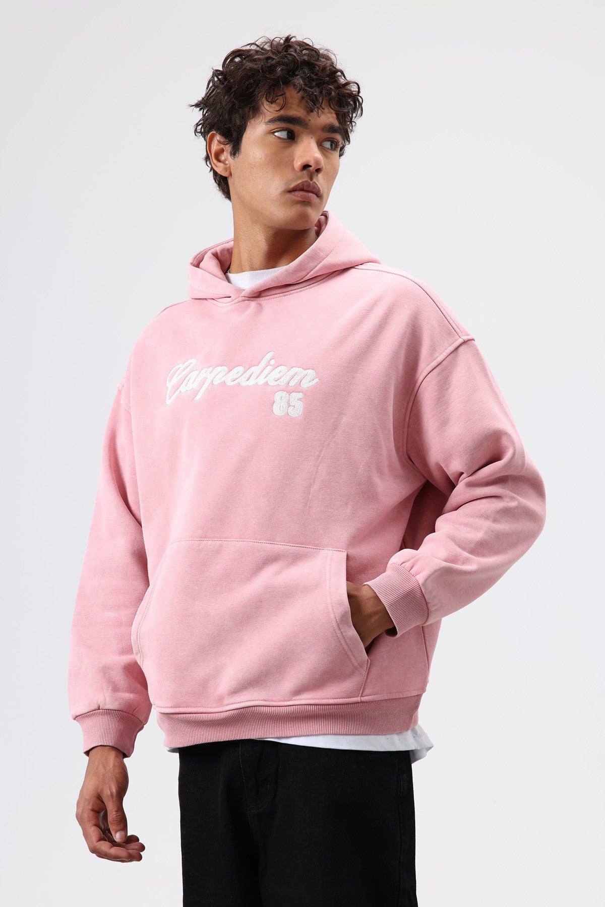 Oversized Printed Hoodie