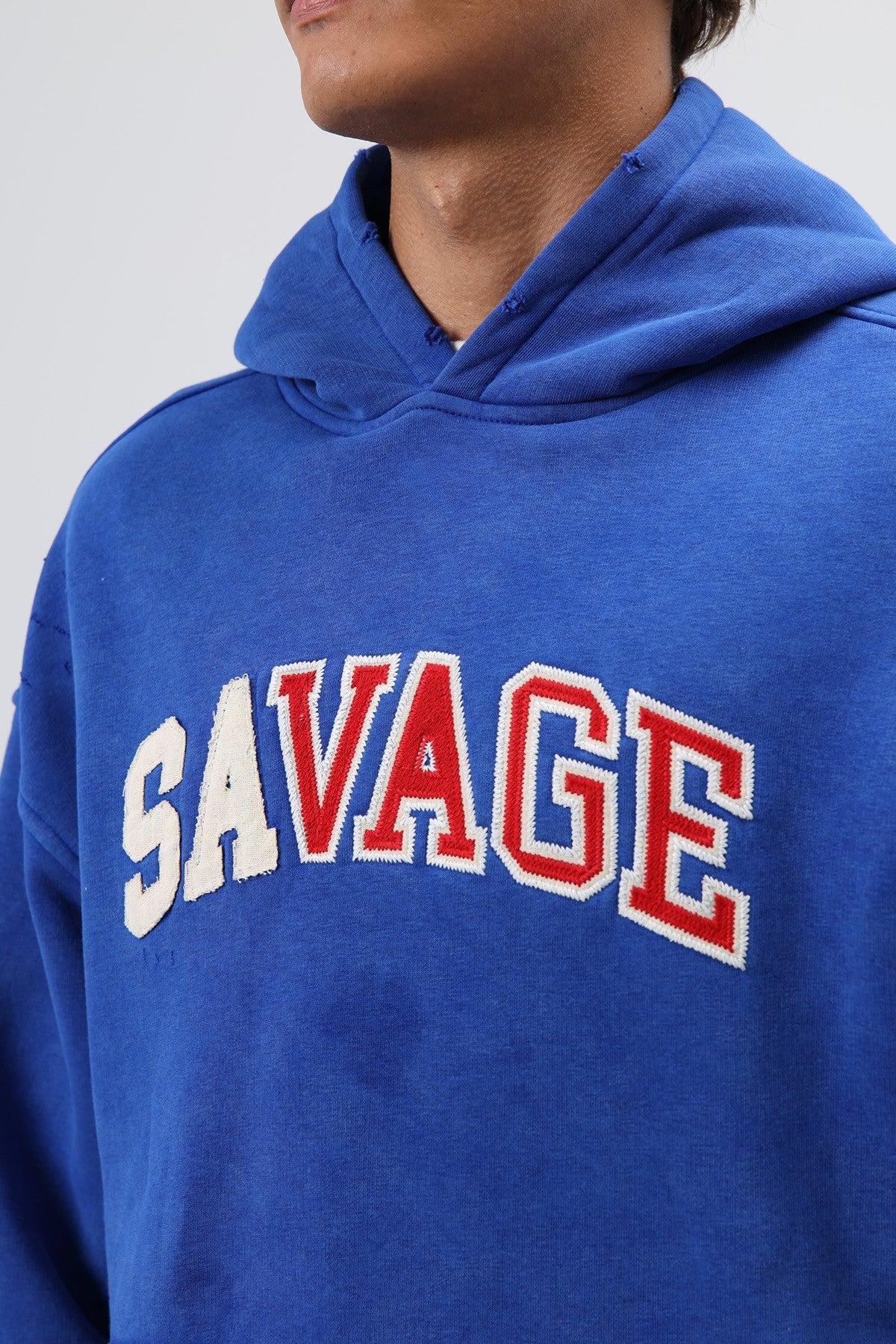 Oversized Printed Hooded Sweatshirt