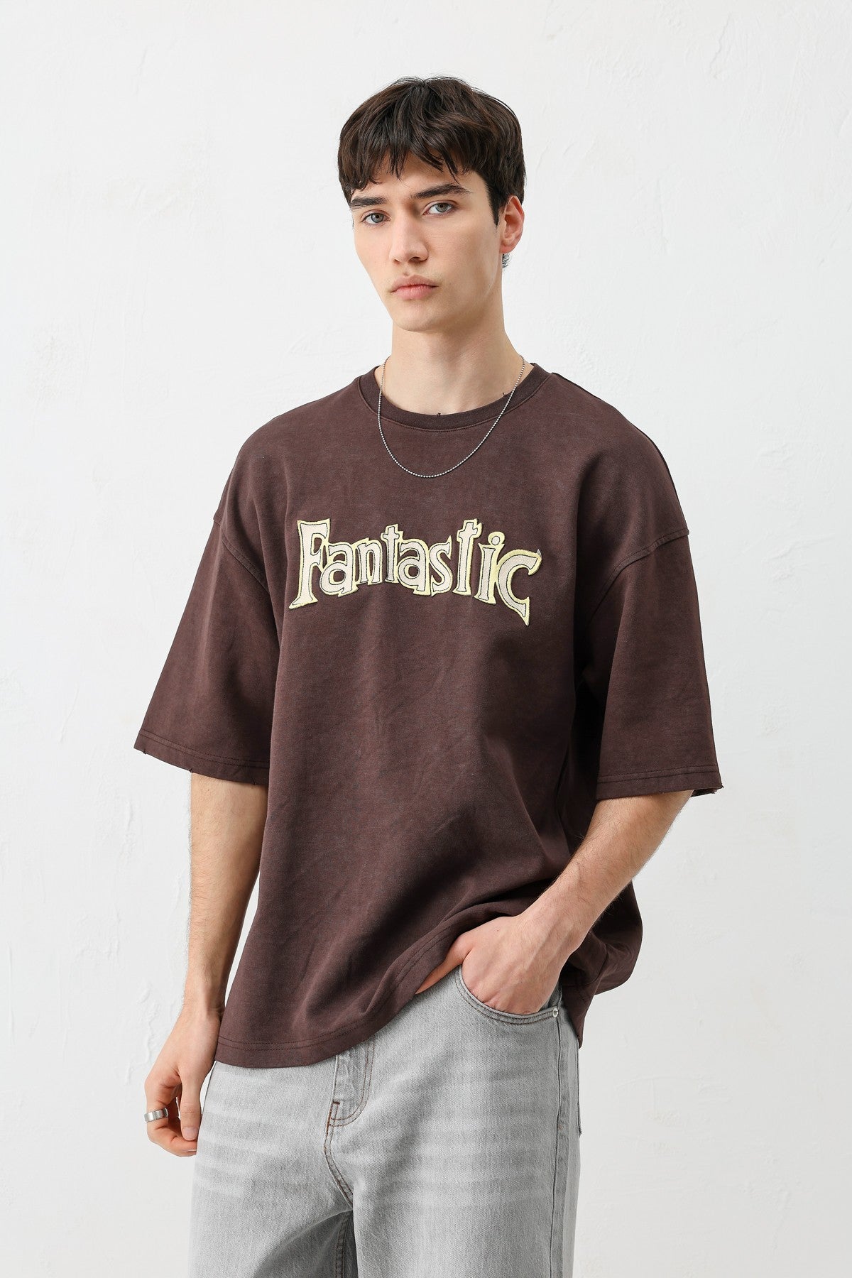 WASHED OVERSIZED T-SHIRT V70-132