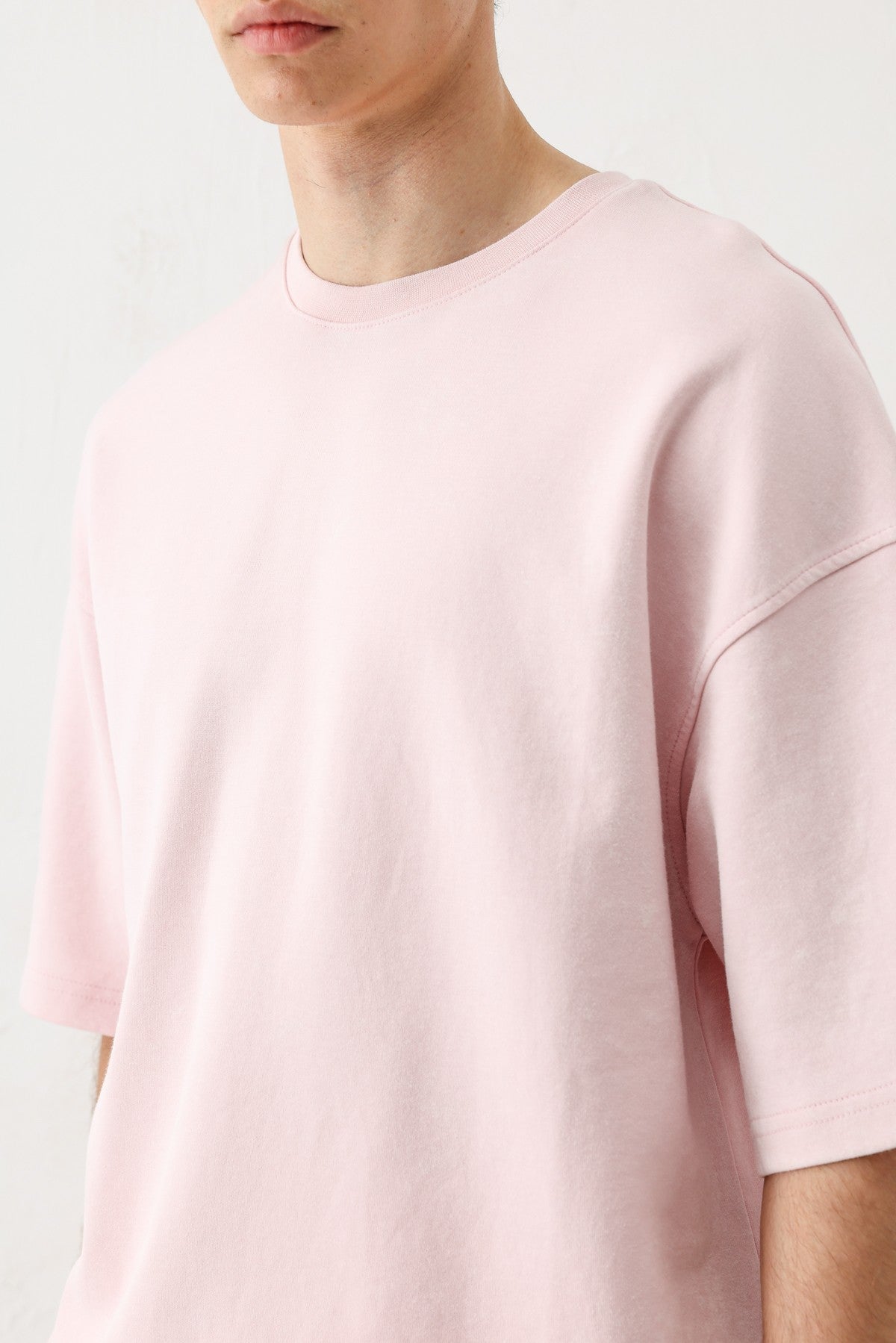 Short-Sleeved, Washed Oversized T-Shirt