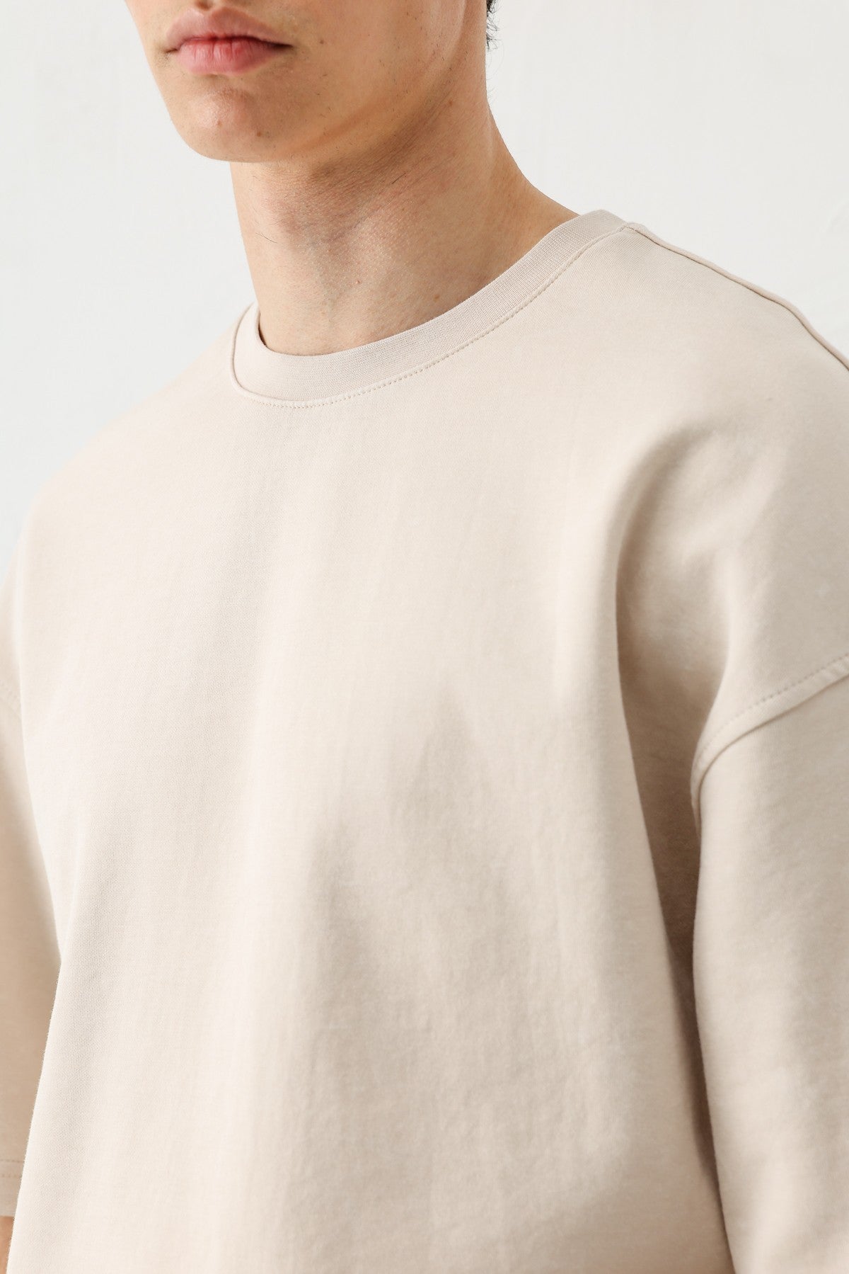Short-Sleeved, Washed Oversized T-Shirt