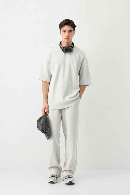 Short-Sleeved, Washed Oversized T-Shirt