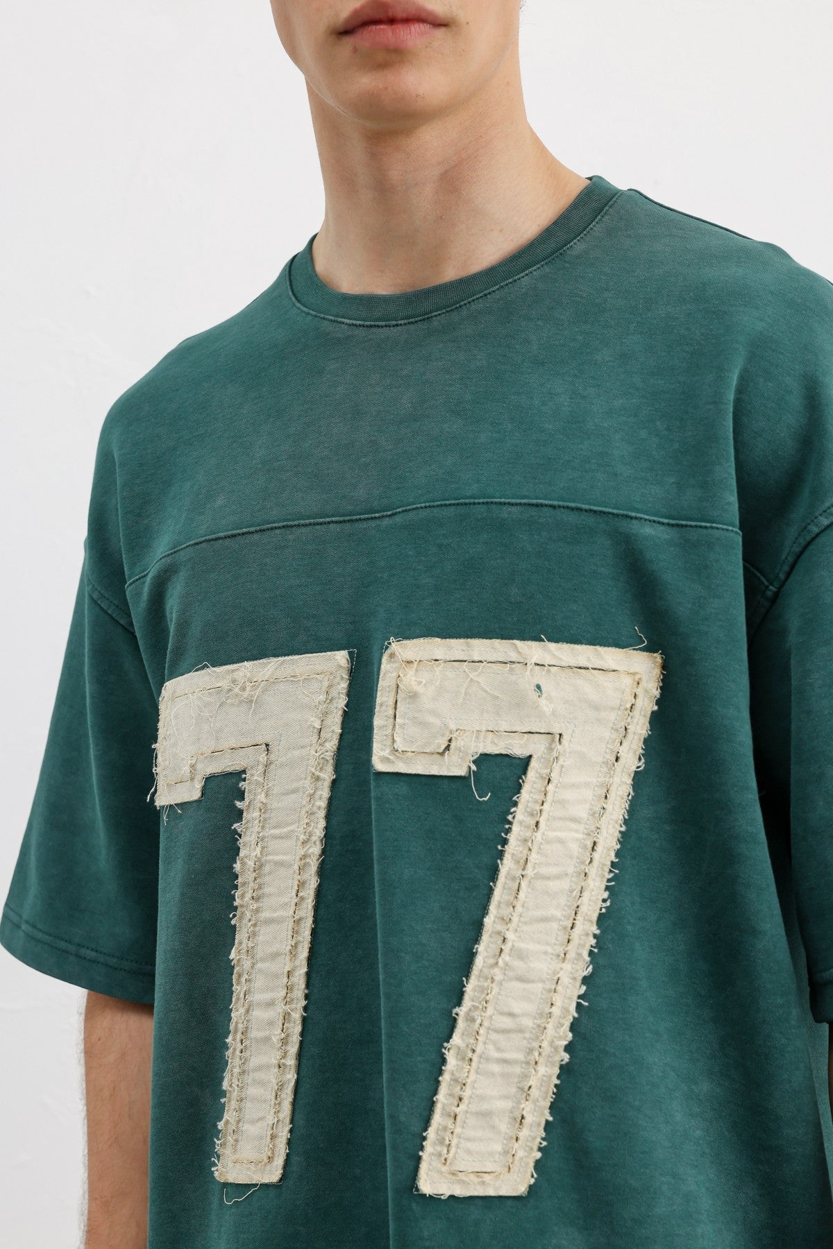 Oversized T-Shirt with Printed Number