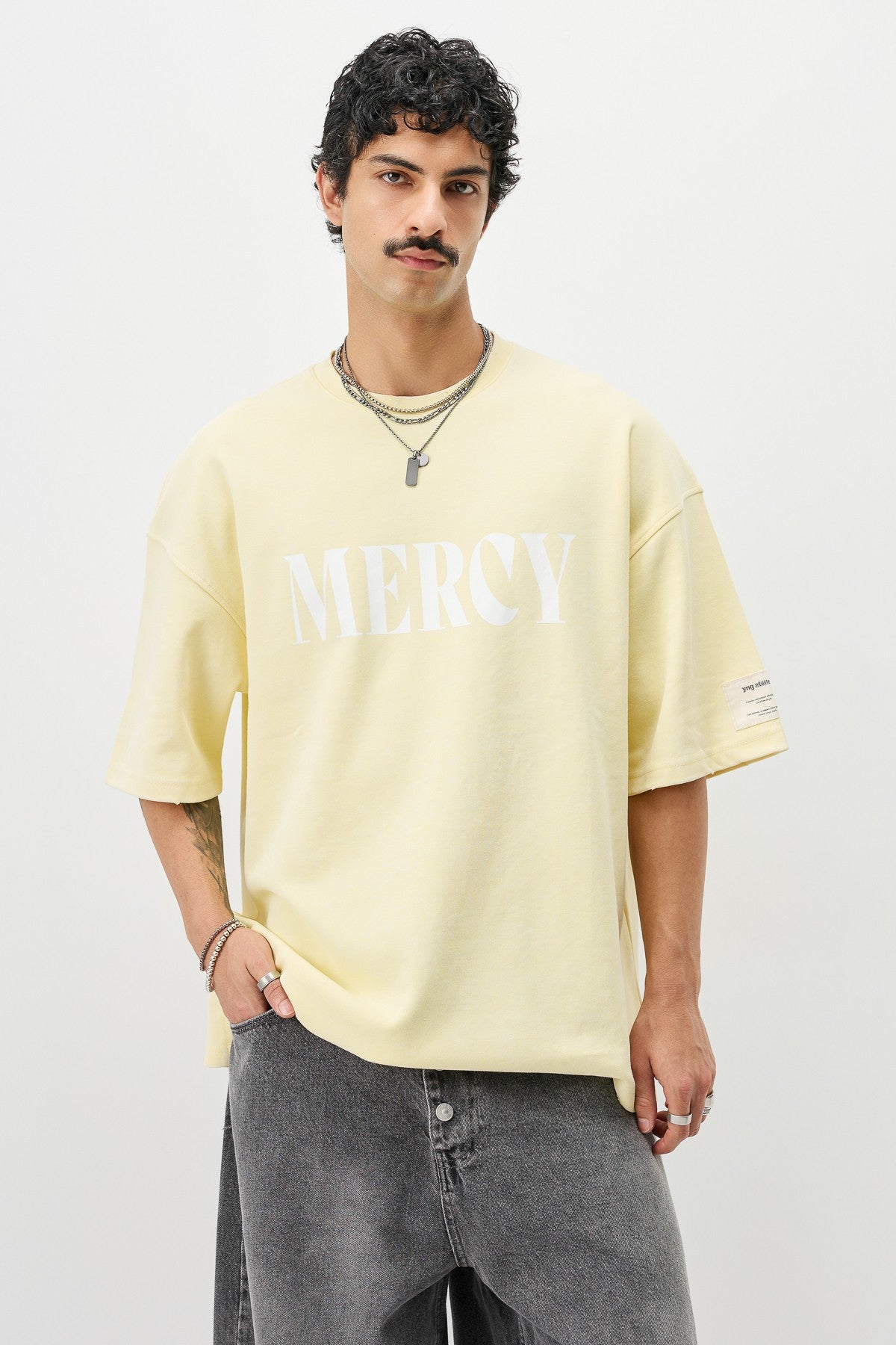 Printed Oversized T-Shirt V70-140