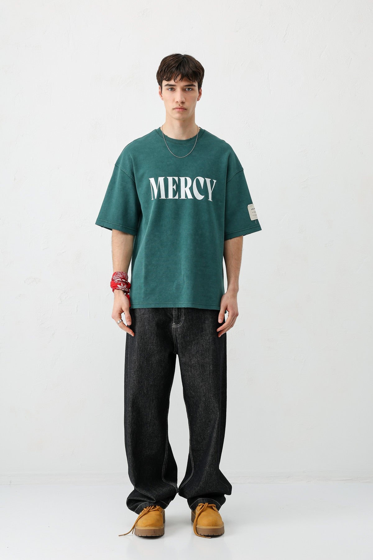 Printed Oversized T-Shirt V70-140