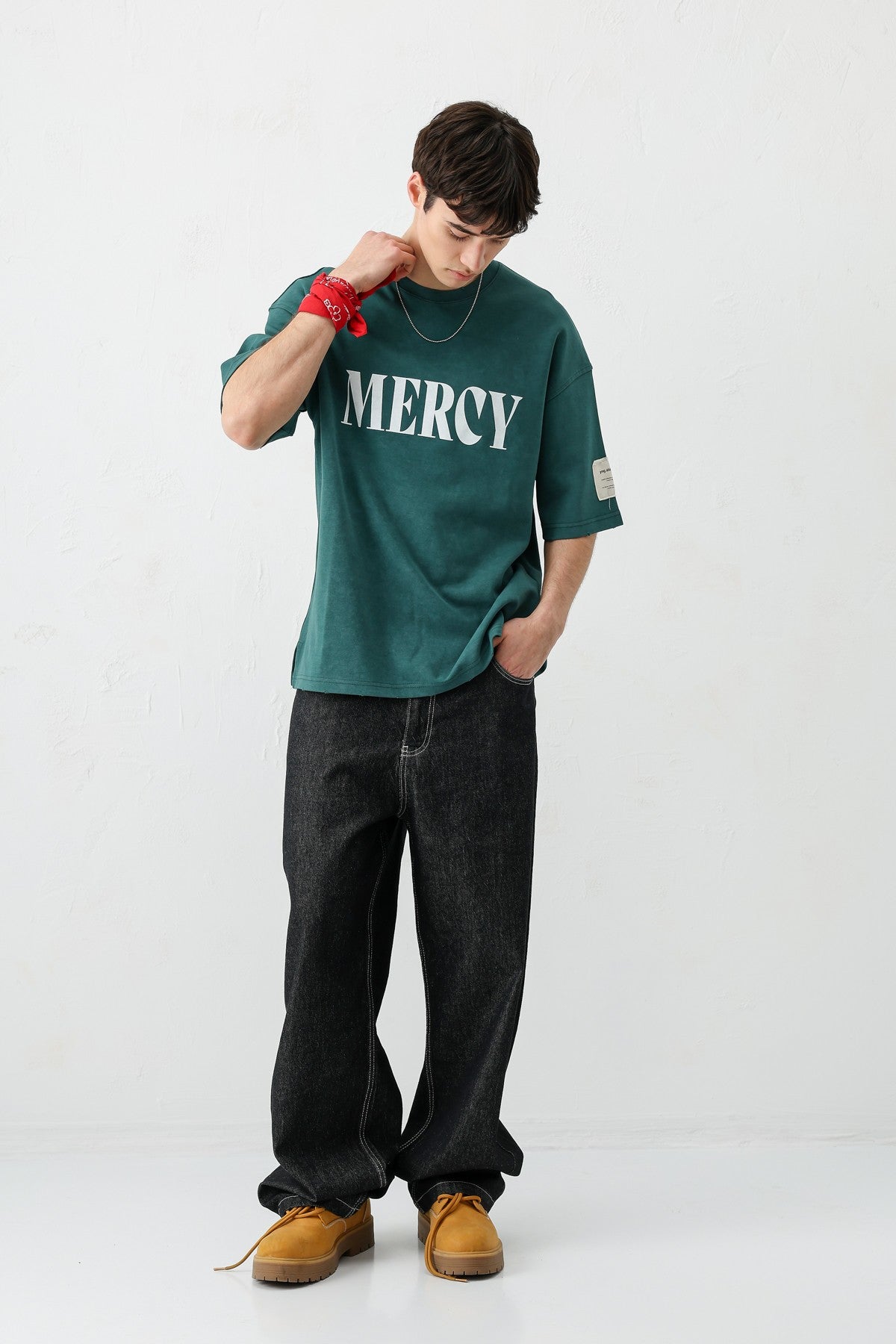 Printed Oversized T-Shirt V70-140