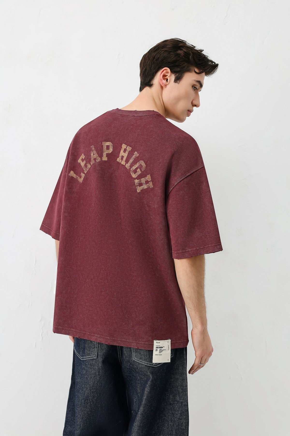 Oversized T-Shirt with Print (Requires Washing)