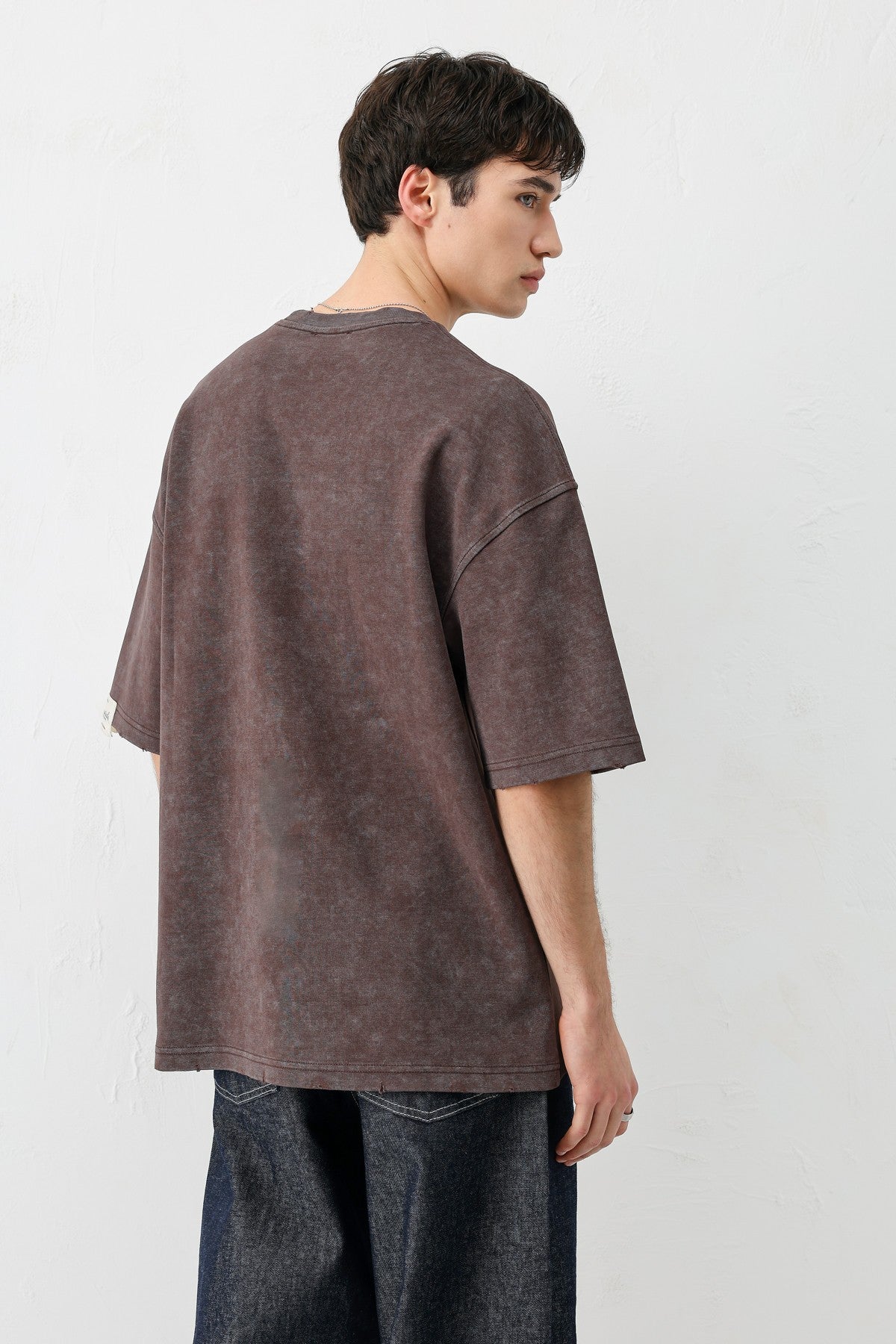 Oversized "Gracias" Printed T-Shirt