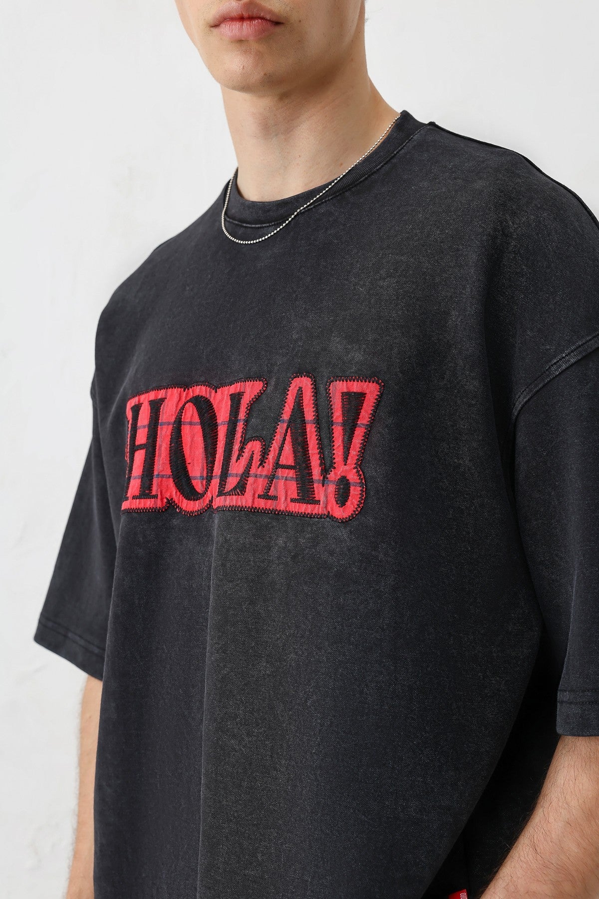 Oversized T-Shirt with Print (Requires Washing)