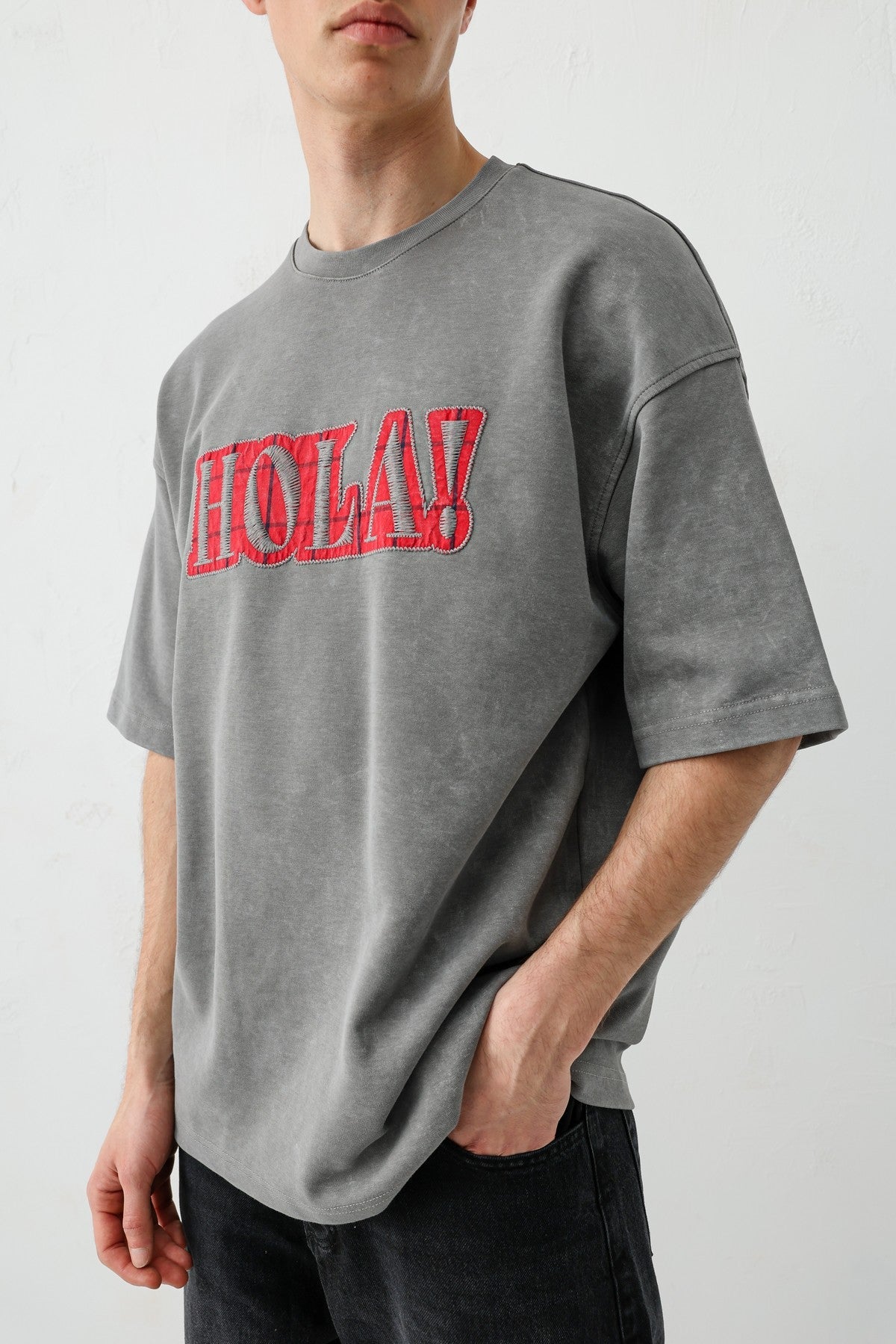 Oversized T-Shirt with Print (Requires Washing)