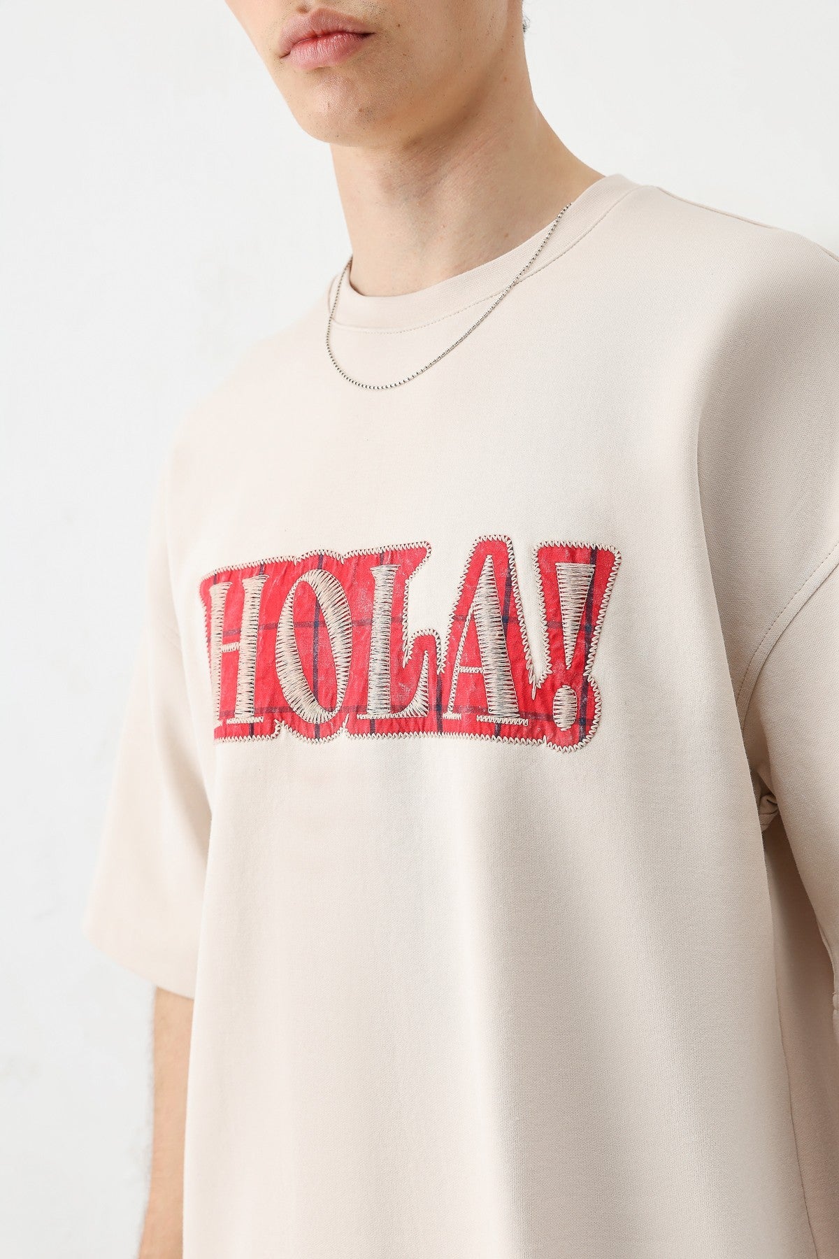 Oversized T-Shirt with Print (Requires Washing)