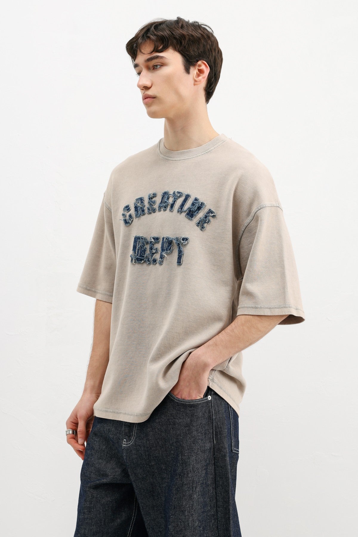 Oversized T-Shirt with Washable Print