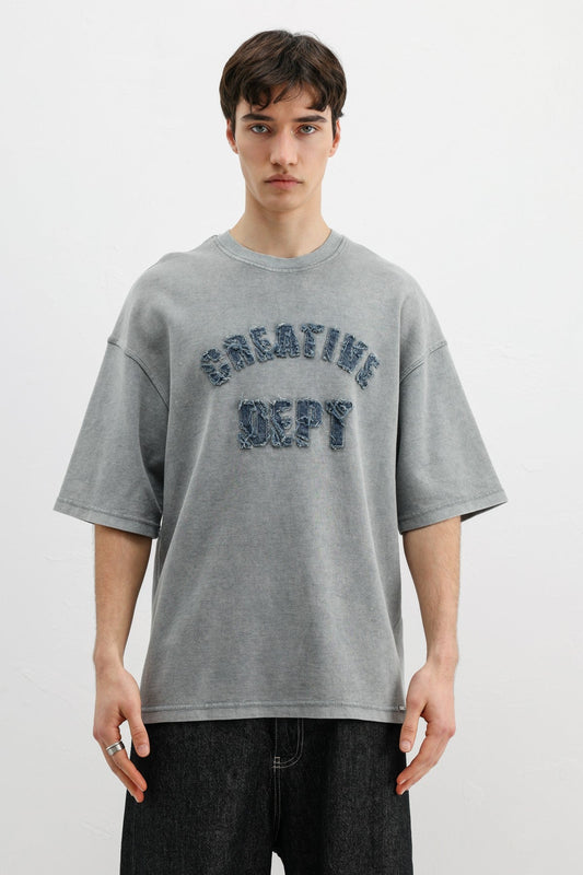 Oversized T-Shirt with Washable Print